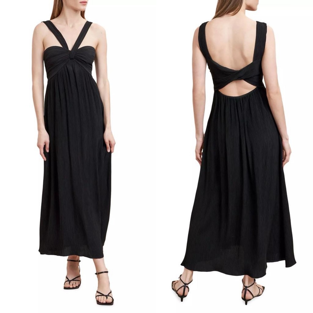 NEW NWT La Ligne Aria Maxi Dress In Black